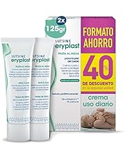 Eryplast Pasta al Agua 2x125gr Pack Ahorro 2ªunidad 40%dto - Crema de Pañal para Bebé. Calma, Cuida y Protege la Piel contra Dermatitis de Pañal – Hipoalergénico, Sin Perfume y Testado Pediátricamente