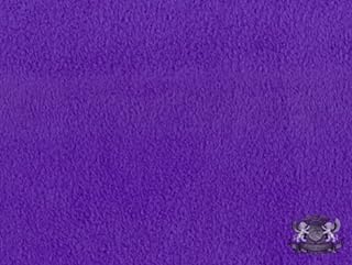 Fleece Blanket Solid Fabric Sold by The Yard (Purple)