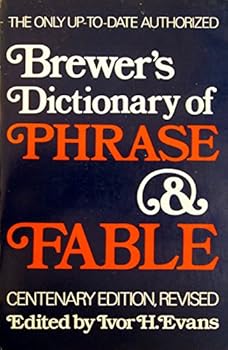 Hardcover Brewers Dictionary of Phrase Book