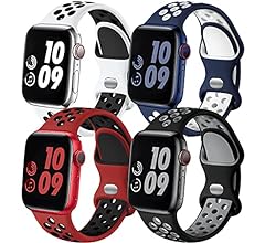 Adorve 4 Pack Compatible with Apple Watch Band 49mm 46mm 45mm 44mm 42mm iWatch Ultra 2 SE Series 10 9 8 7 6 5 4 3 2 1 Women…