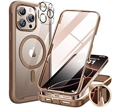 Miracase for iPhone 16 Pro Max Case 6.9'', [Bubble Free] Full-Body Bumper Phone case with Built-in Full Glass Screen &Lens …