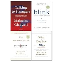 Malcolm Gladwell 4 Books Collection Set (Talking to Strangers [Hardback] , Blink, The Tipping Point, What the Dog Saw) 9123948000 Book Cover