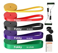 Fokky Resistance Bands Pull Up Bands Set, 5 Levels Resistance Bands set Men Women, Pull Up Assistance Bands with Door Ancho…