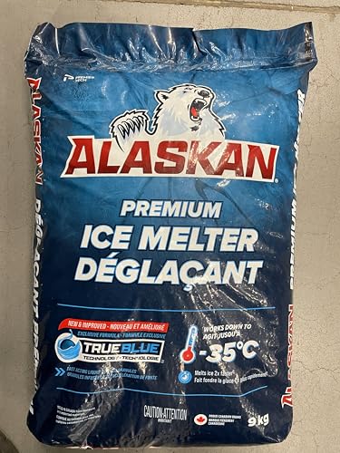 Alaskan Premium Ice Melting Deicer, 9kg Works Down to -35 Degrees