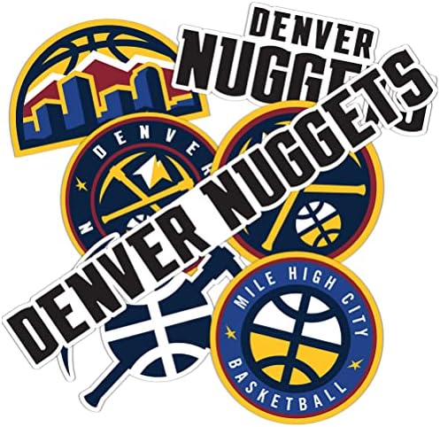 Desert Cactus Denver Nuggets NBA Officially Licensed Sticker Vinyl Decal Laptop Water Bottle Car Scrapbook (Type 2)