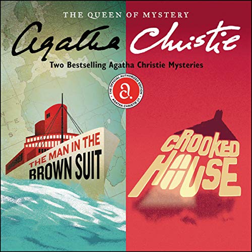 The Man in the Brown Suit & Crooked House Audiolibro Por Agatha Christie arte de portada