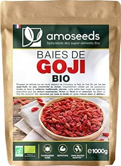 Baies de Goji Bio Supérieures 1KG | Sans soufre et sans Sucres Ajoutés | Himalaya