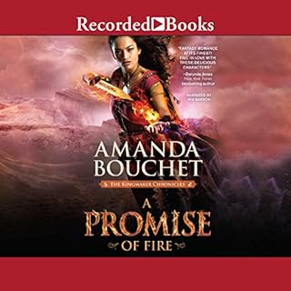 A Promise of Fire Audiobook By Amanda Bouchet cover art