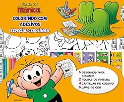 Turma Da Mônica - Colorindo com adesivos - Especial - Cebolinha