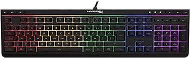 HyperX Alloy Core RGB – Teclado gamer español de membrana – Teclas silenciosas y rápidas con iluminación dinámica RGB, Resist