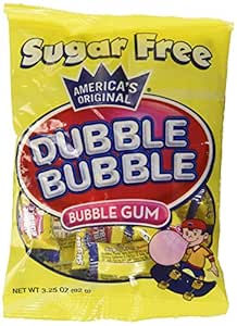 Dubble Bubble Sugar Free Gum - 3.25 oz