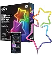 GE CYNC Smart LED Neon Rope Light, Full Color LED Strip Lights, Bluetooth and Wi-Fi-Enabled Indoo...