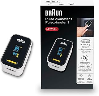 Braun YK-81CEU - Pulsioxímetro Braun 1 (Saturación de Oxígeno, Niveles de Oxígeno en Sangre, Dispositivo Médico Certificad...