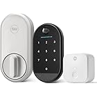 Yale Approach with Keypad - Wi-Fi Smart Lock - Retrofit lock fits replaces your thumbturn so you can keep your keys - Includes Bluetooth touchscreen keypad for keyless access