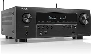 Receiver Denon AVR-S970H 7.2 Canais 8K 3D Wifi Bluetooth HDR HEOS Dolby Atmos