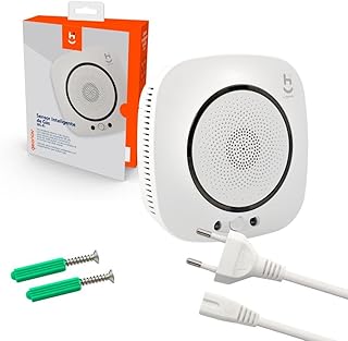 Hi by Geonav Sensor Inteligente para detecção de Gás Natural e GLP, Wi-Fi, Aplicativo, Bivolt, HISSGL, Branco