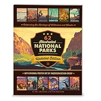 62 Illustrated National Parks : Updated Edition 1735278513 Book Cover