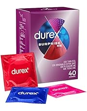 Durex Surprise Me Condoms, 40s, Variety Pack, Thin Feel, Originals Extra Safe, Pleasure Me, Tickle Me, Easy On Shape, Teat Ended