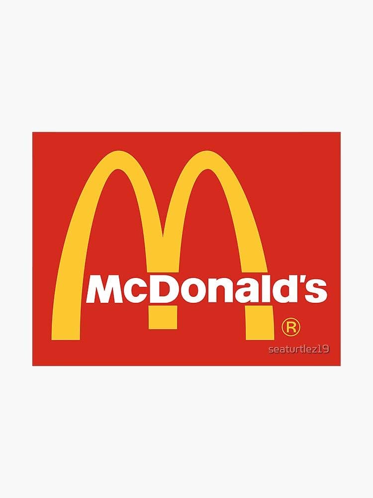 Amazon.com: McDonalds Logo - Sticker Graphic - Auto, Wall, Laptop ...