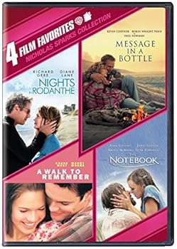 DVD 4 Film Favorites: Nicholas Sparks (Message in a Bottle, Nights in Rodanthe, The Notebook, A Walk to Remember) Book