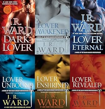 Paperback Black Dagger Brotherhood, boxed set: Dark Lover, Lover Eternal, Lover Awakened, Lover Unbound, Lover Revealed, Lover Enshrined Book