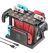 Kytok Supporto al Gioco Torre per Nintendo Switch/OLED, Caricatore Joycon Switch & Supporto Acces...