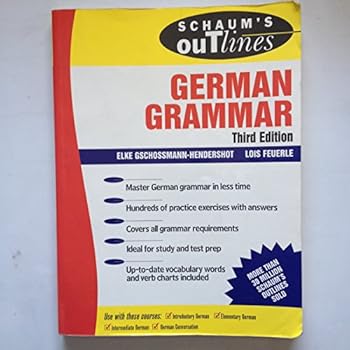 Paperback Schaum's Outline of German Grammar Book