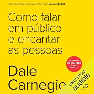 Como falar em público e encantar as pessoas Audiolivro Por Dale Carnegie capa