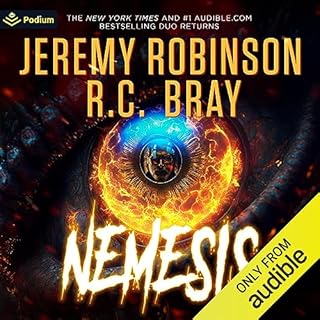 Nemesis Audiolibro Por Jeremy Robinson arte de portada