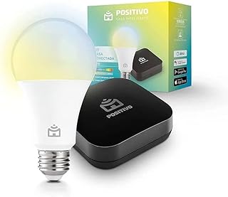 Kit Casa Conectada Lite Positivo Casa Inteligente, sua casa mais inteligente, contém 2 itens (1x Smart Controle Universal ...