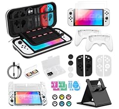 32 in1 Case Estojo Para Nintendo Switch Oled Acessórios Capa Protetora Para Com Compartimentos Bolsa Perfeita Para Viagens …