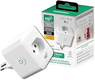 ELG, SHPT400, Plug Tomada Inteligente Bivolt 16A com Conexão Wi-Fi e Bluetooth, Comando por Voz Via Alexa, Google Assistan...