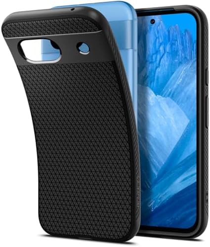 Spigen Liquid Air Designed for Pixel 8a Case (2024) [Military-Grade Protection] - Matte Black