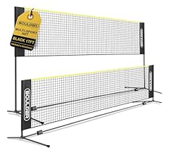Badminton Pickleball Net - Adjustable Portable Net for Junior Tennis, Kids Volleyball & Soccer, and Backyard Games - Easy S…