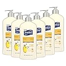 Suave Skin Solutions Body Lotion Revitalizing with Vitamin E, 18 Fl Oz (Pack of 6)