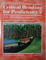 Critical Reading for Proficiency 2 (7th- & 8th-Grade Level) 1586200631 Book Cover