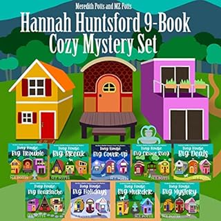 Hannah Huntsford 9-Book Cozy Mystery Set Audiobook By Meredith Potts, M.Z. Potts cover art