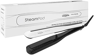 L’Oréal Professionnel, Steampod, Plancha de Pelo Profesional con tecnología a vapor, para un Cabello Liso y Ondas Naturale...