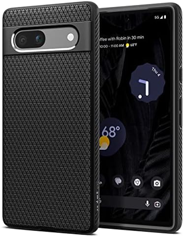 Spigen Liquid Air Designed for Pixel 7a Case (2023) [Military-Grade Protection] - Matte Black