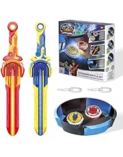 Infinity Nado Battle Set - Fury Wave Dragon + Blazing War Bear, Battle Tops, Spinning Tops Juguete para niños Mayores de 5 años