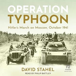 Operation Typhoon Audiolibro Por David Stahel arte de portada