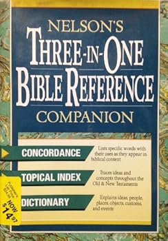 Hardcover Nelson's Three-In-One Bible Reference Companion Book