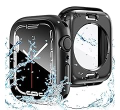 Goton 2 in 1 Waterproof Case for Apple Watch Screen Protector 40mm SE 2nd Gen Series 6 5 4, 360 Protective Glass Face Cover…