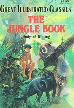 Hardcover The Jungle Book (Great Illustrated Classics, E224-37) Book