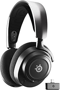 SteelSeries Arctis Nova 7 Wireless Multi-Platform Gaming Headset — Neodymium Magnetic Drivers — 2.4GHz + Mixable Bluetooth — 38Hr USB-C Battery — ClearCast Gen2 AI Mic — PC, PS5, Switch, VR, Mobile