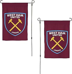 Desert Cactus West Ham United Garden Flag Hammers Football Soccer Banner 100% Polyester (Garden Flag A)