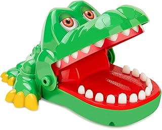 iShyan Crocodile Teeth Toys Game for Kids, Crocodile Biting Finger Dentist Games Funny Toys, 2020 Version Ages 4 and Up