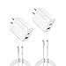 Anker iPhone 16 Charger, Anker USB C Charger Block, 2-Pack 20W Fast Wall Charger for 16/16 Pro/Pro Max/iPad Pro and More, with 2 Pack 5 ft USB-C Cable