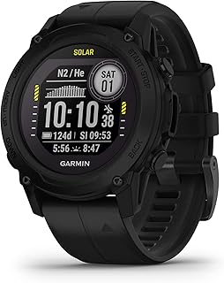 Garmin Descent™ G1 Solar, Rugged Dive Computer with Solar Charging Capabilities, Multiple Dive Modes, Activity Tracking, B...