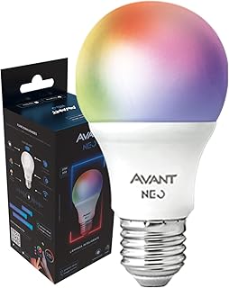 Lâmpada Inteligente LED Smart WI-FI compatível com Alexa, linha NEO, 10W, RGB, Luz branca e amarela (2700K-6500K), Bivolt,...